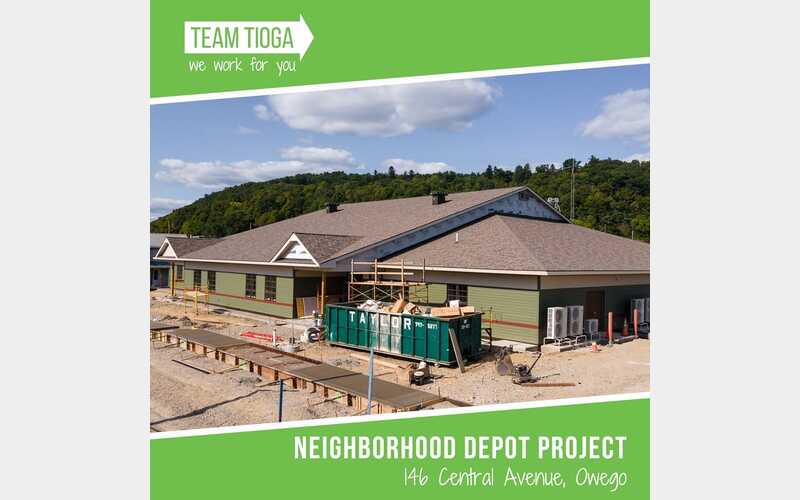 Neighborhood Depot nearing completion in Owego