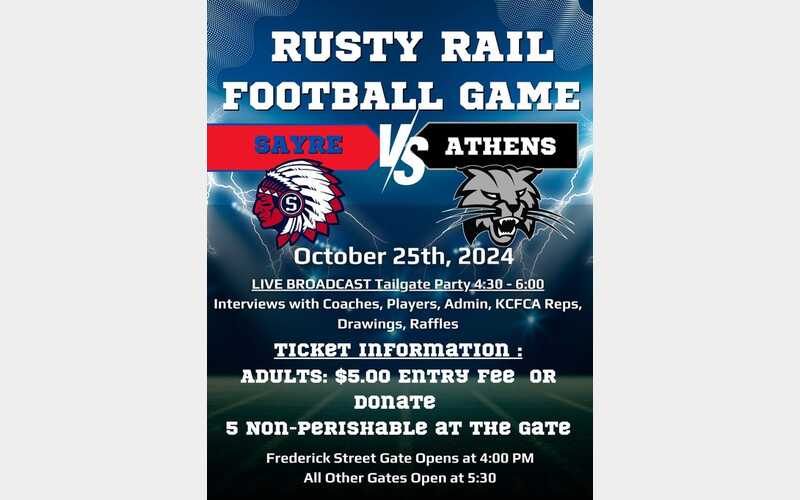 Choice 102’s Rusty Rail Tailgate Party and Live Broadcast set for Friday