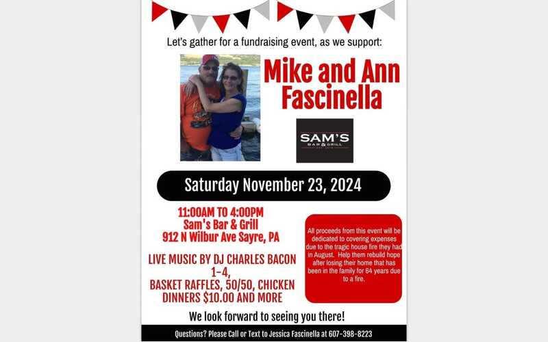 Benefit set for this weekend to help couple who lost home in fire