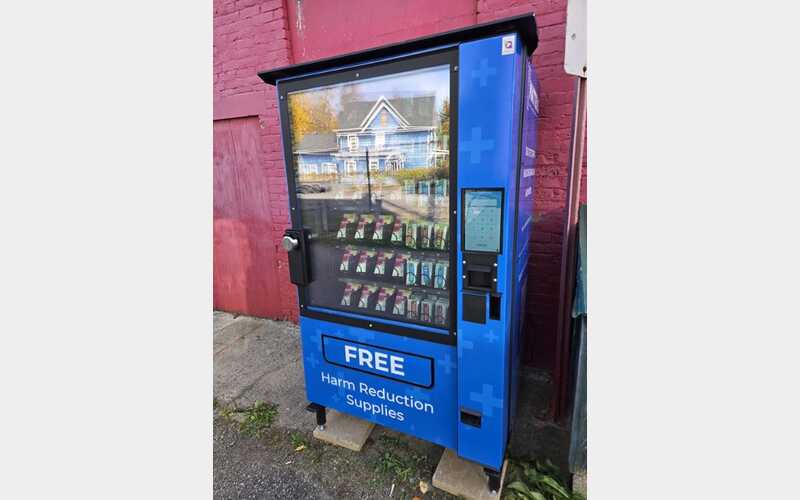 Harm reduction vending machine installed in Waverly
