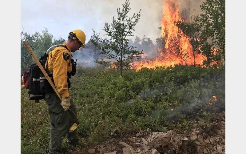 Wildfires hit seven counties, including Tioga, last week
