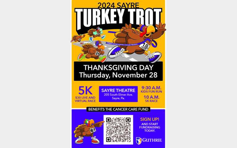 Sayre Turkey Trot raises over $67,500 for Guthrie Cancer Care Fund