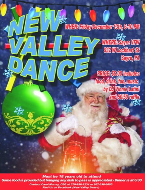 New Valley Dance set for Friday at Sayre VFW