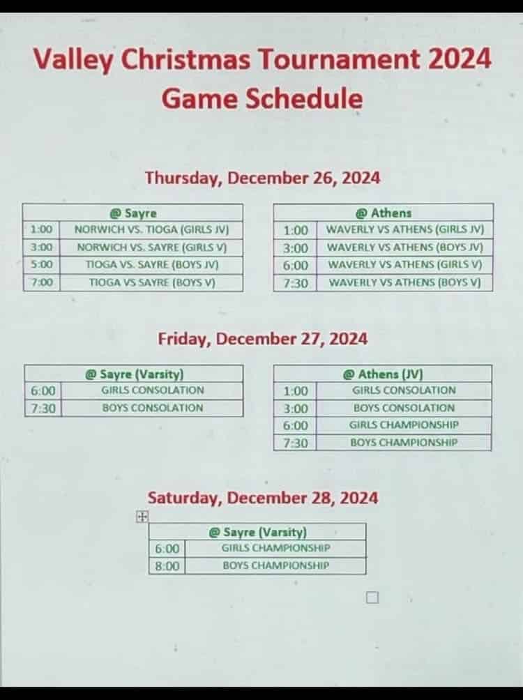 Valley Christmas Tournament back at full strength in 2024