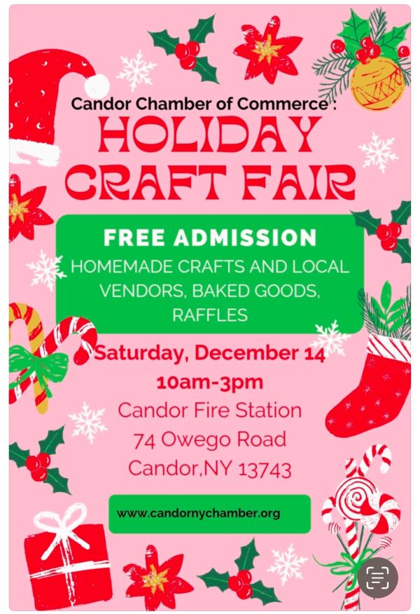 Candor Chamber to host Holiday Craft Fair