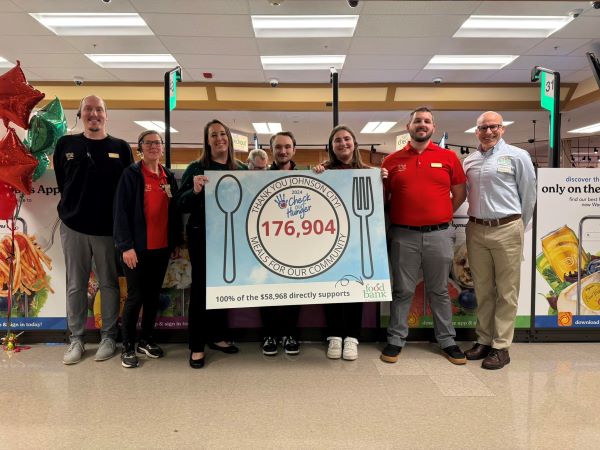 Johnson City Wegmans makes donation to Food Bank of the Southern Tier