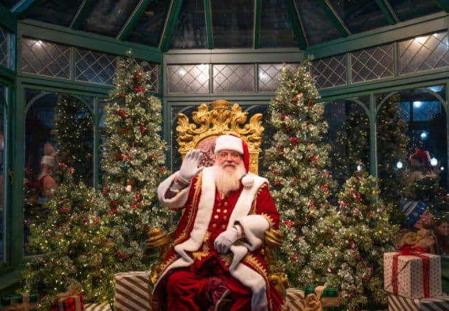 Kids have a chance to meet Santa in Corning