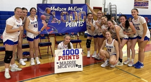 Owego senior joins 1,000 point club