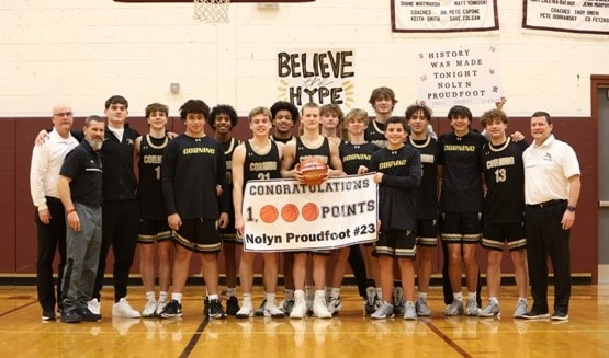 Corning’s Proudfoot makes history on the court