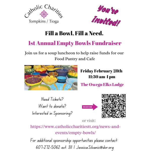 Catholic Charities of Tompkins/Tioga to hold soup fundraiser