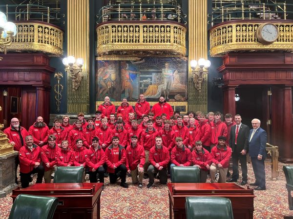 Troy football team honored in Harrisburg
