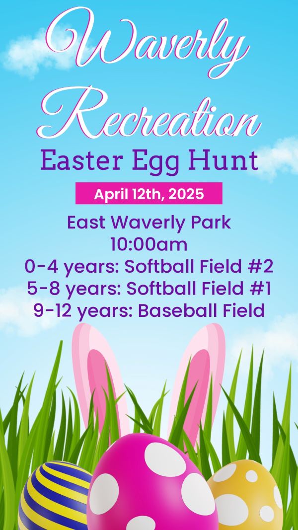 Waverly Rec Easter Egg Hunt set for Saturday