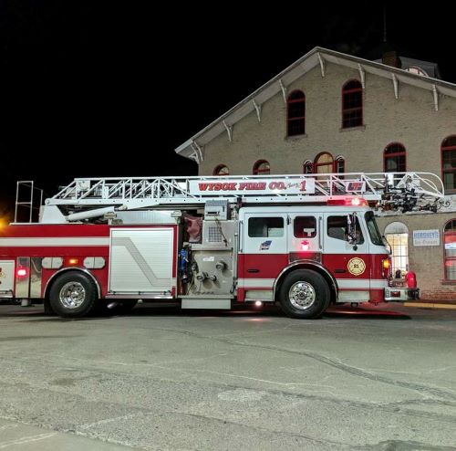 Sparks from train cause brush fire in Wysox