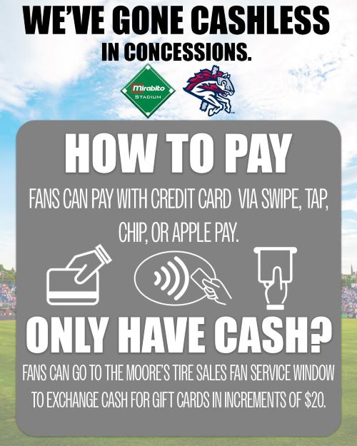 Binghamton Rumble Ponies going cashless at concession stands