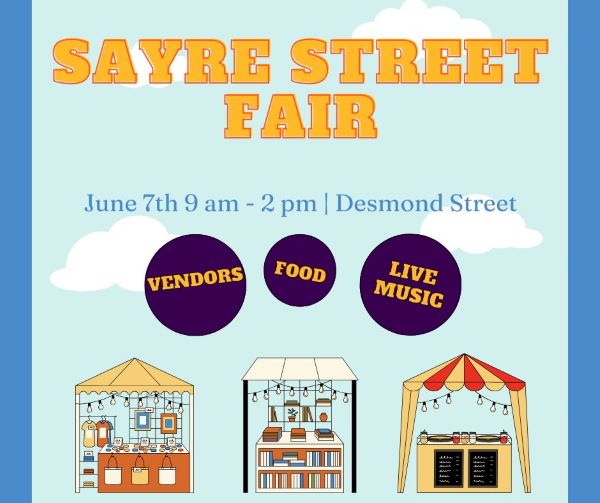 Sayre Street Fair set for June 7