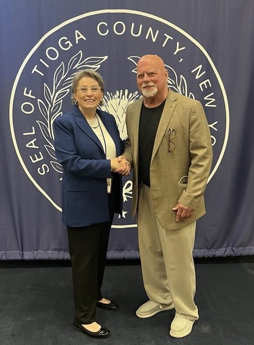 Former Waverly Mayor Aronstam sworn in as new Tioga County Legislator