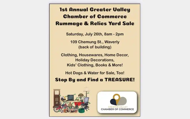 GVCC hosting Rummage and Relics Yard Sale next weekend
