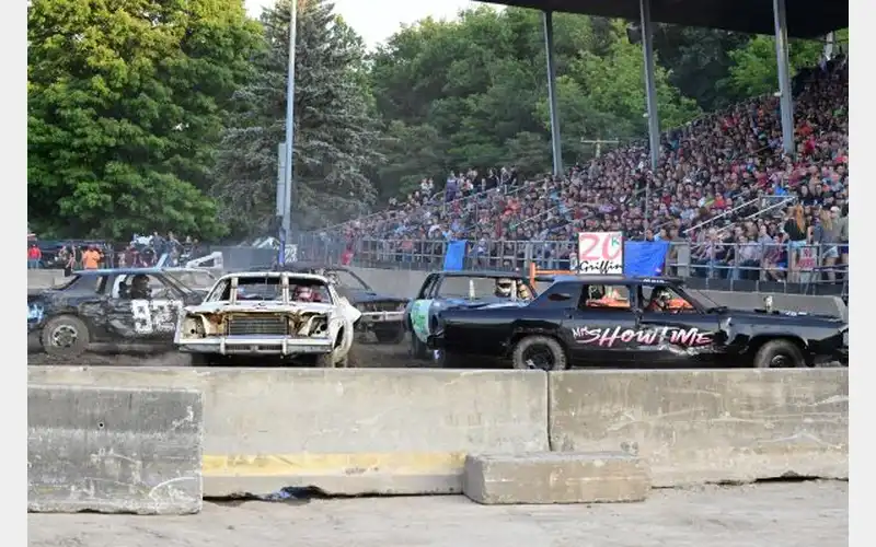 Troy Fair continues tonight with demolition derby