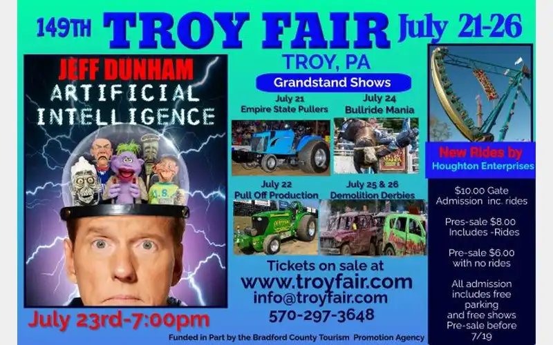 Troy Fair kicks off today, runs through Saturday
