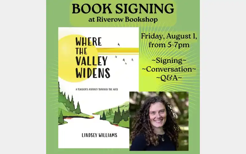 Riverow Bookshop hosting book signing with local author