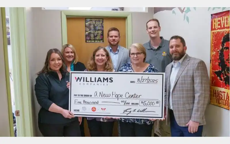 Williams donates $5K to A New Hope Center in Owego