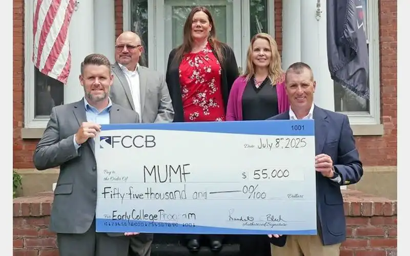 FCCB makes large donation to CU-Mansfield’s Early College Program
