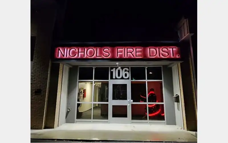 Fire destroys house in Nichols