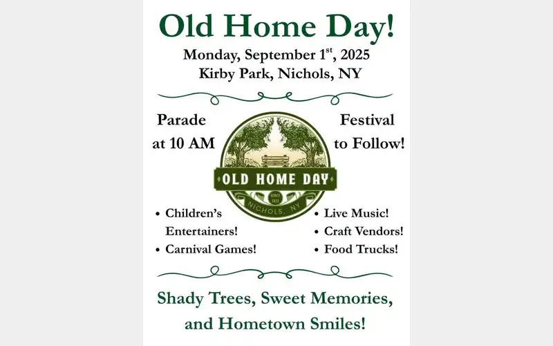 Nichols Old Home Day to be held Monday