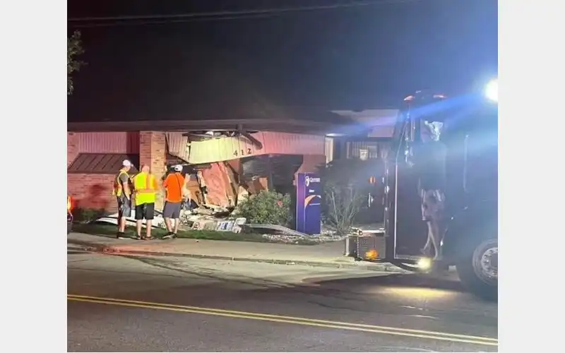 Athens Borough Police arrests man for crashing car into Guthrie office