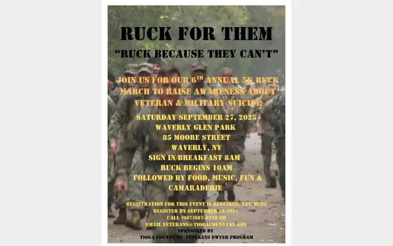 Ruck for Them 5K set for next weekend