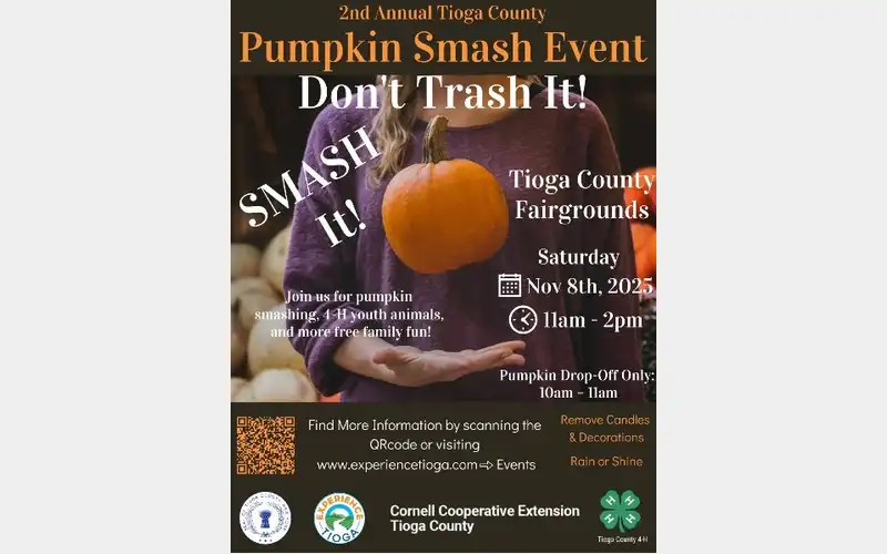 Tioga County Pumpkin Smash set for Nov. 8