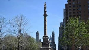 NYC mayor seeks protections for Columbus statues