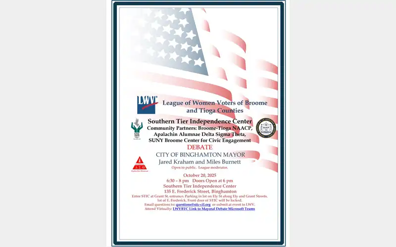 Binghamton mayoral candidates to meet for debate