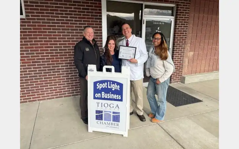 Owego Pharmacy honored by Tioga County Chamber of Commerce