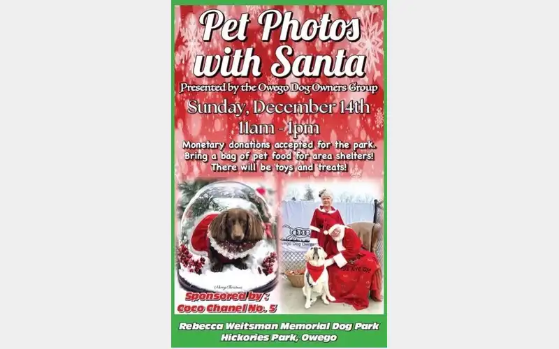 Pet Photos with Santa event set for Dec. 14 in Owego