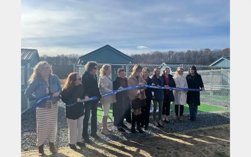 Animal Care Sanctuary celebrates Tiny Home Village project with GVCC ribbon cutting