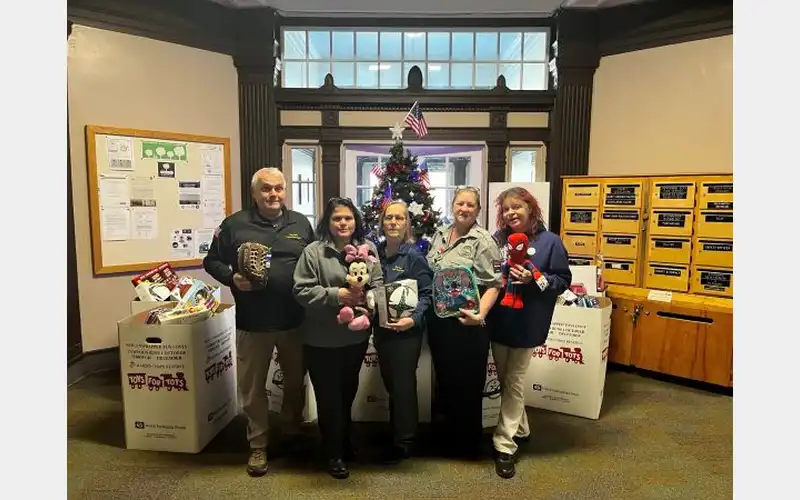 Tioga County Veterans Service Agency donates to Owego Marine Corps League Toys for Tots