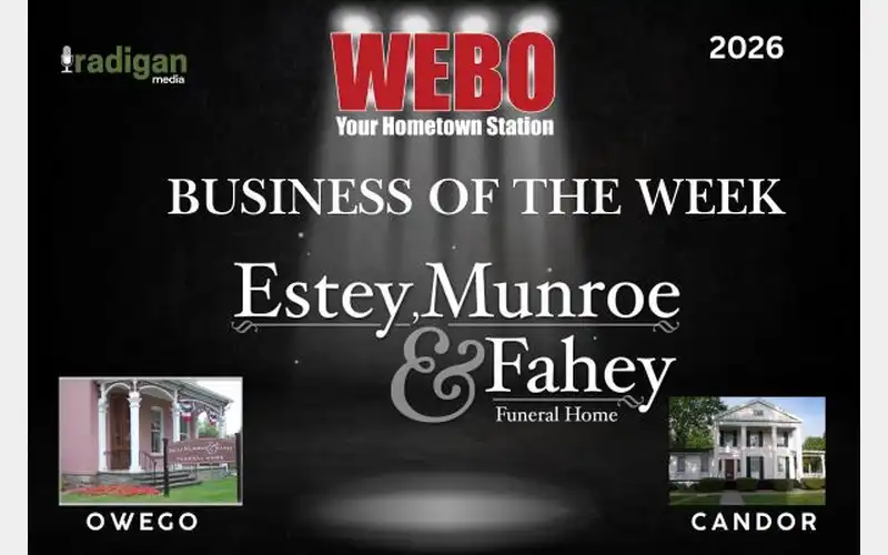 Estey, Munroe & Fahey Funeral Home named WEBO Business of the Week
