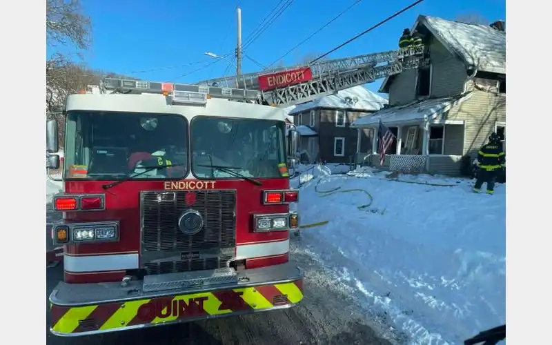 Endicott FD fights second fire in as many days