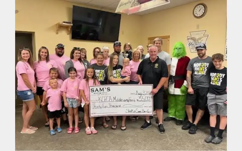 Sam’s Bar and Grill raised over $88K for families in need in 2025