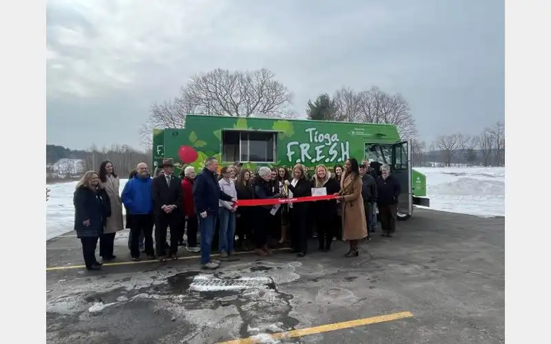 Catholic Charities unveils new Tioga FRESH food truck