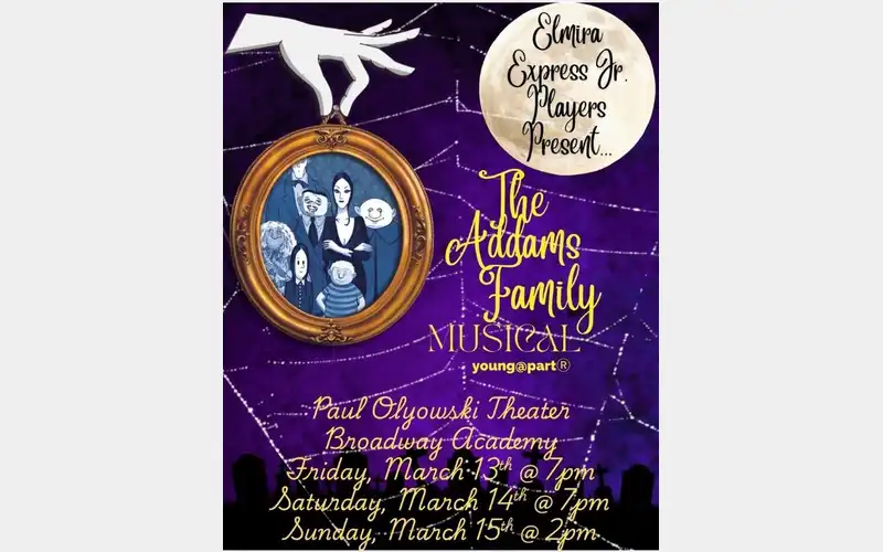Elmira Express Junior Players to present The Addams Family Musical this weekend