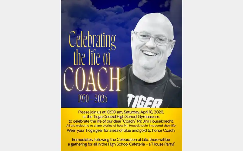 Community invited to remember former Tioga coach, AD Jim Houseknecht