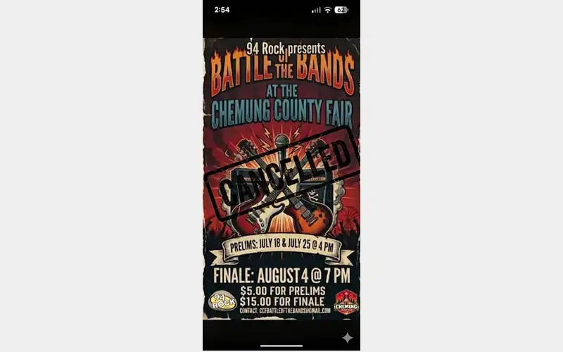 Chemung County Fair cancels Battle of the Bands