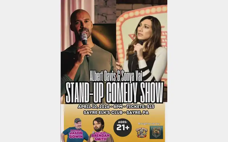 Sayre Elks to host comedy show on Friday