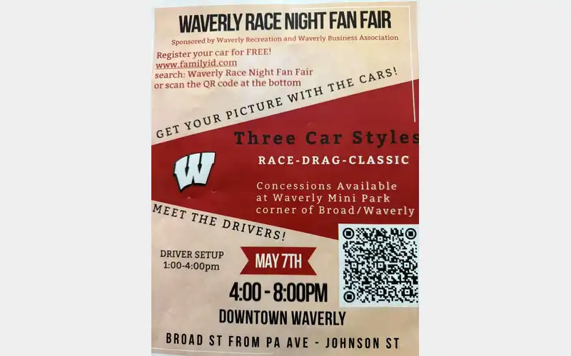 Waverly Race Night Fan Fair set for May 7