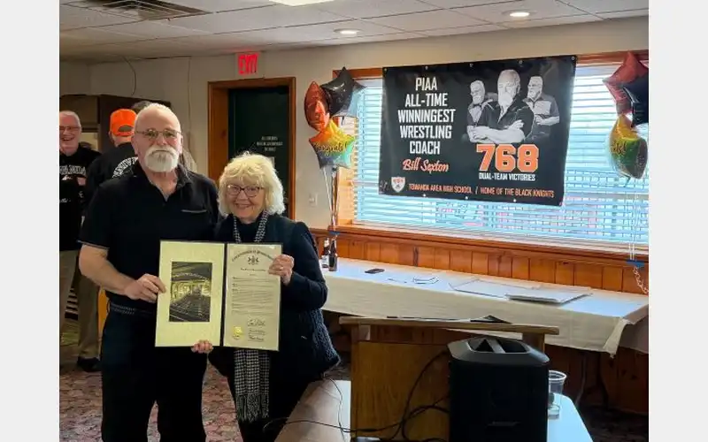 Towanda’s Sexton honored for becoming Pennsylvania’s all-time wrestling wins leader