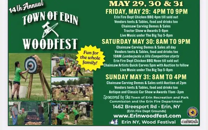 Erin Woodfest set for this weekend
