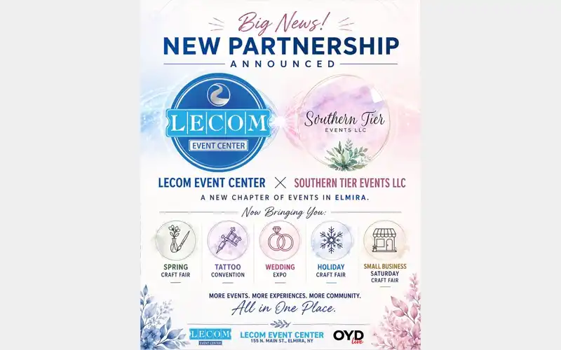LECOM Event Center announces partnership with Southern Tier Events