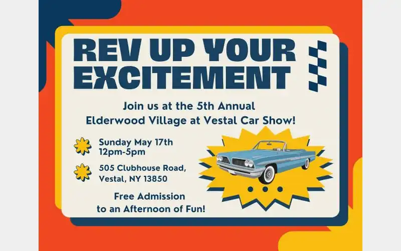 Elderwood Village Car Show returns to Vestal this weekend